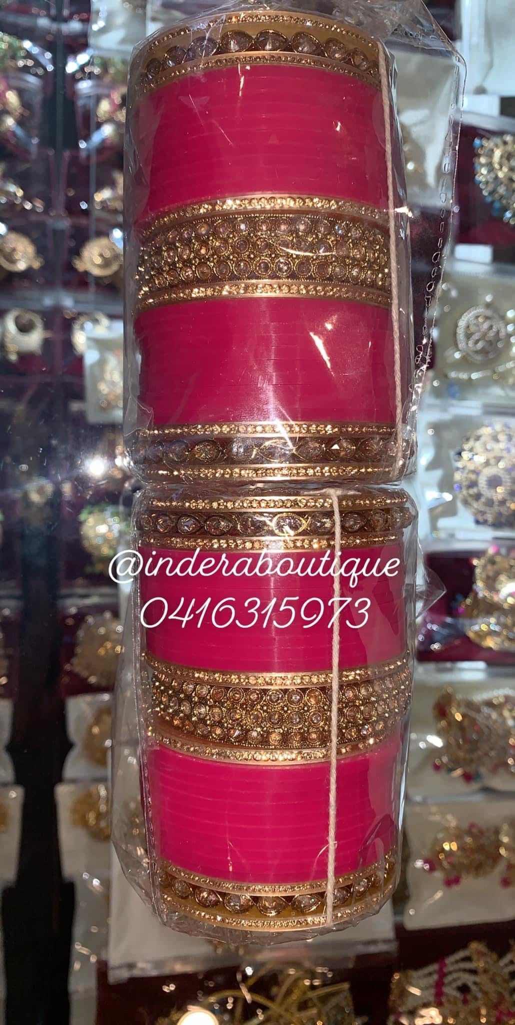 Pink Bridal Chuda