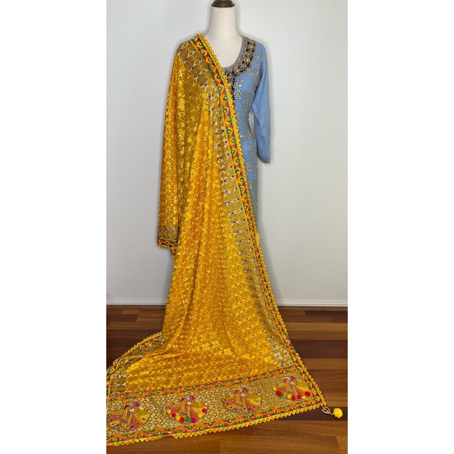 Manmeet phulkari (yellow)