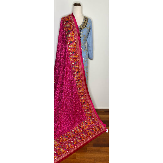 Kirat phulkari (Majanta)