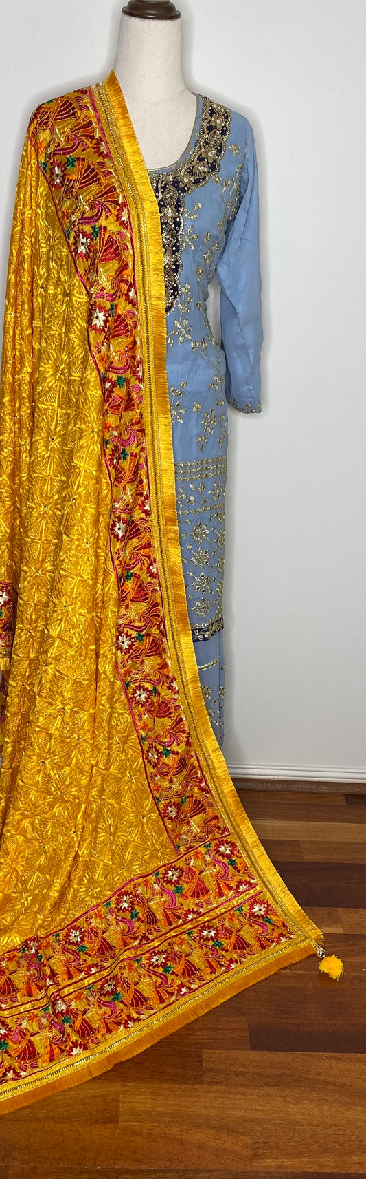 Sirat phulkari (yellow)