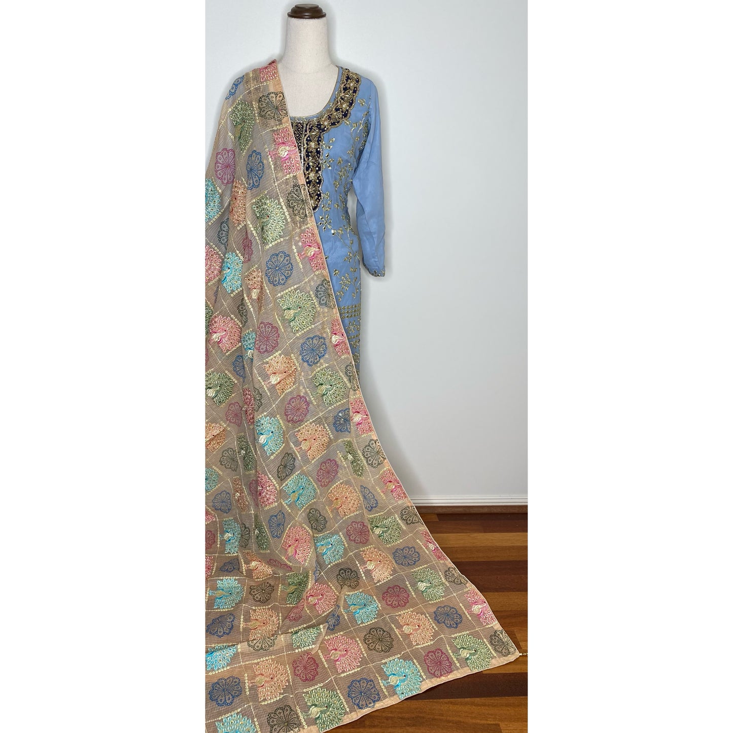 Rahmat Dupatta (peach)